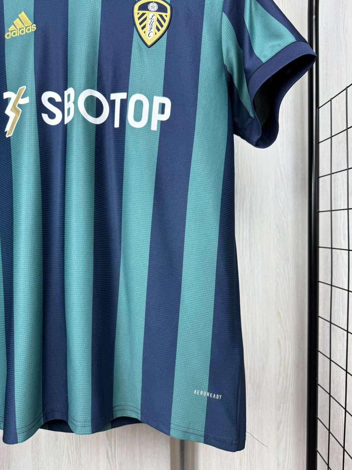 Adidas Adidas Leeds United 2020 2021 away soccer jersey football Size US L / EU 52-54 / 3 - 4 Thumbnail