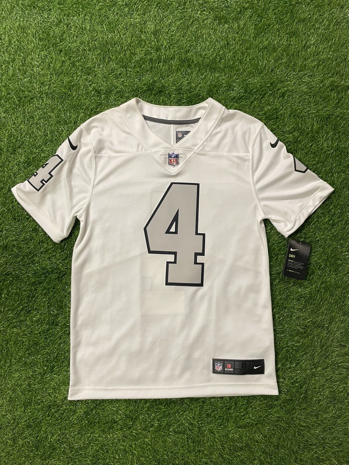 NFL Nike NFL Oakland Raiders Jersey Derek Carr Small White Short Size US S / EU 44-46 / 1 - 1 Thumbnail