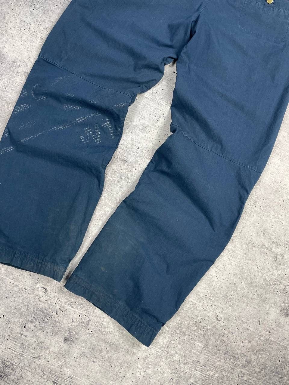 Nike × Vintage Vintage Nike Y2K Style Big Logo Swoosh Drill Nylon Pants Size US 32 / EU 48 - 23 Thumbnail