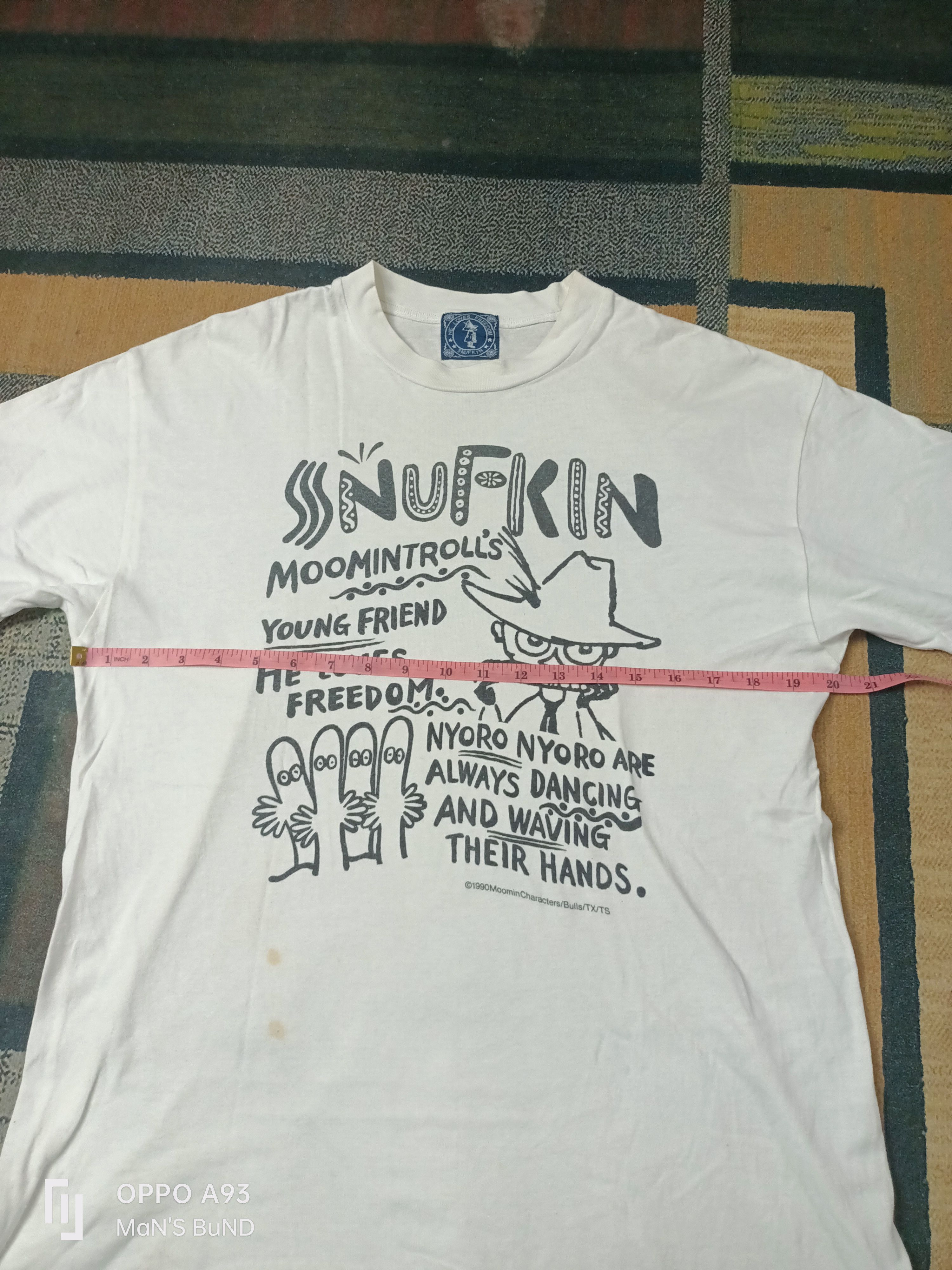 Vintage Vintage 90s SNUFKIN T-Shirt Size US M / EU 48-50 / 2 - 10 Thumbnail