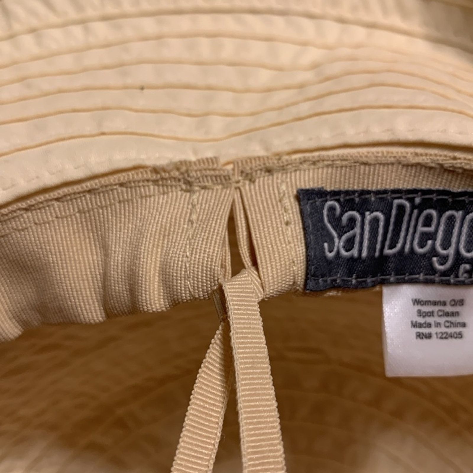 Vintage 60’s 70’s style floppy brim yellow San Diego Hat co. sunhat Size ONE SIZE - 11 Thumbnail