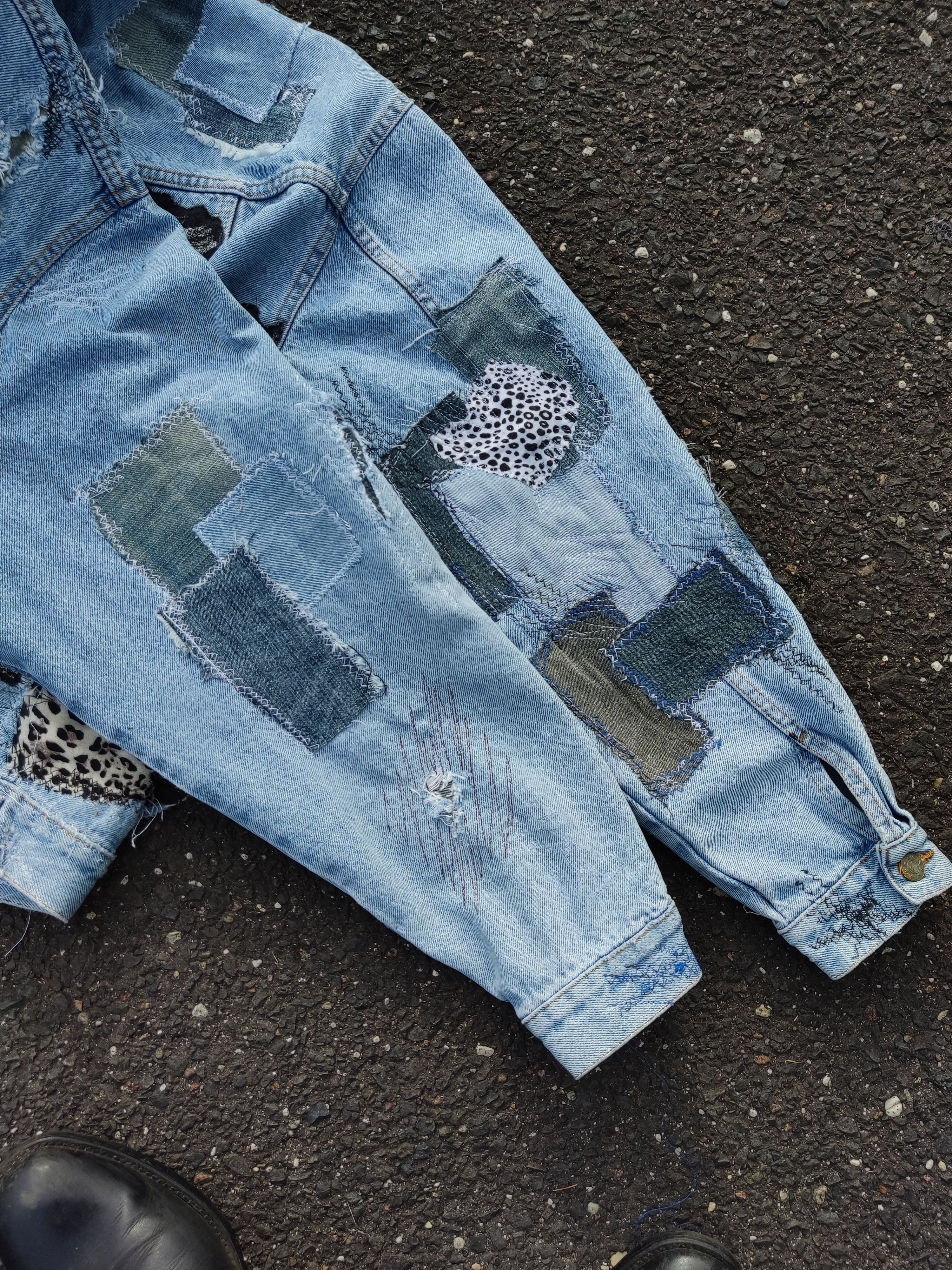 Kapital × Kapital Kountry Kapital Boro Inspired Jacket Distressed Patchwork Repaired Size US L / EU 52-54 / 3 - 9 Thumbnail