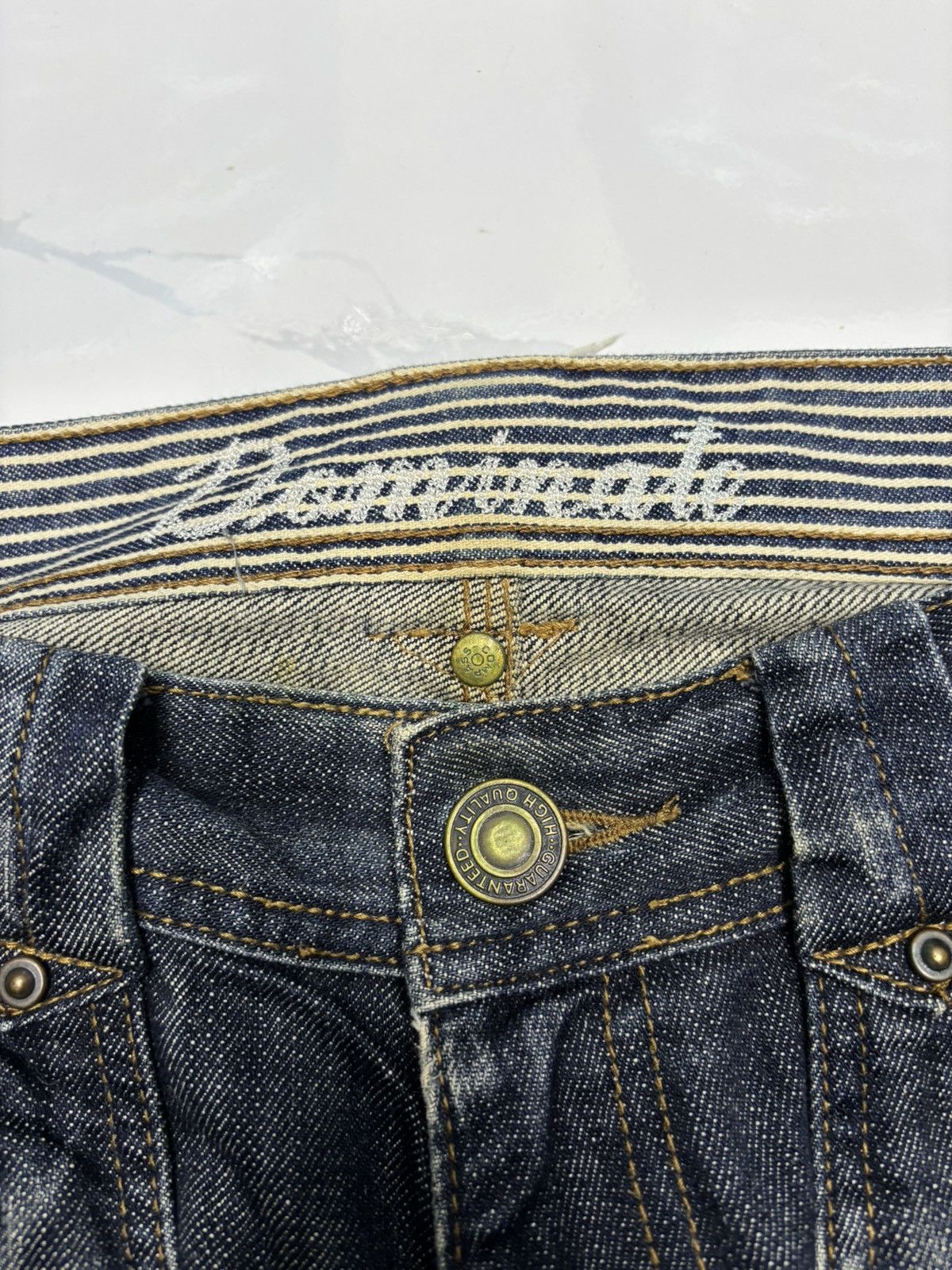 Hysteric Glamour VINTAGE DOUBLE KNEE JEANS BY DOMINATE JAPANESE BRAND Size US 32 / EU 48 - 9 Thumbnail