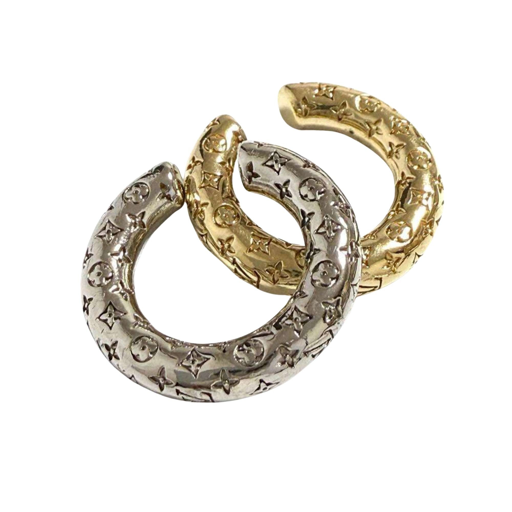 Louis Vuitton Louis Vuitton Nanogram earring Size ONE SIZE - 1 Thumbnail