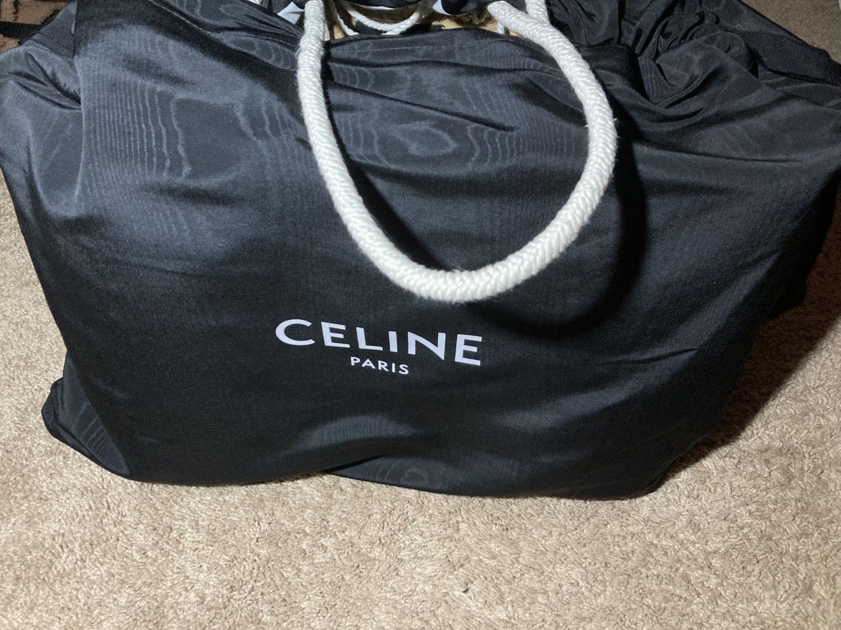 Celine SS20 Celine Oversized UH HUH Straw Beach Bag 2020 Hedi Art Size ONE SIZE - 9 Thumbnail