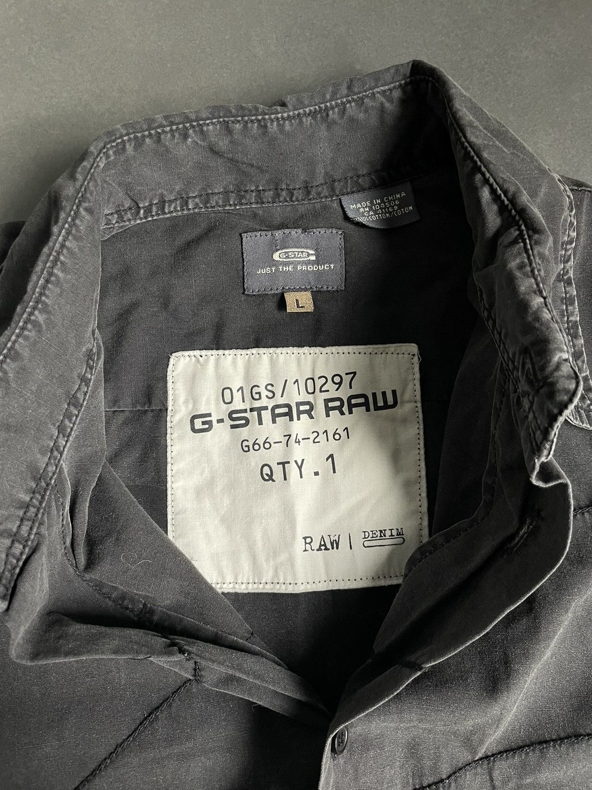 G-Star Vintage G-Star Raw Shirt Rick Owens Style Faded Big Logo Y2k Size US L / EU 52-54 / 3 - 5 Thumbnail