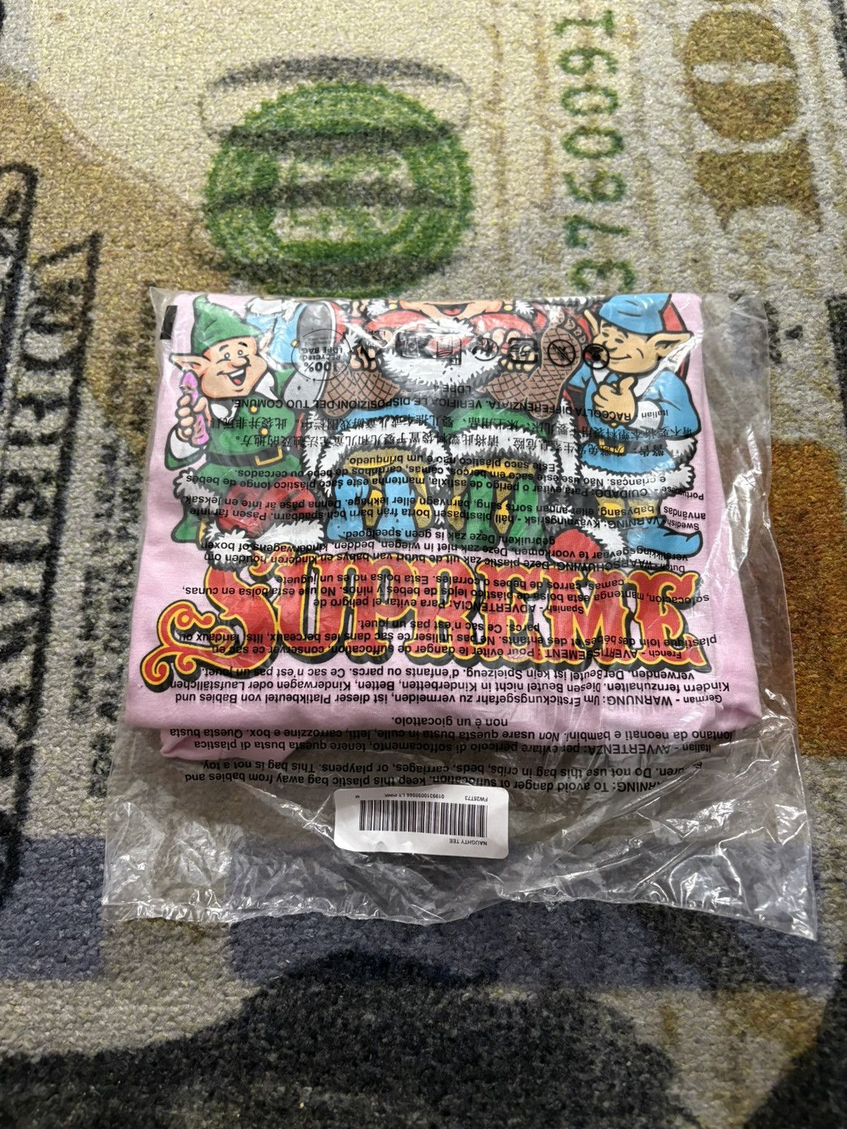 Supreme Supreme Naughty Tee Pink Size US M / EU 48-50 / 2 - 1 Thumbnail