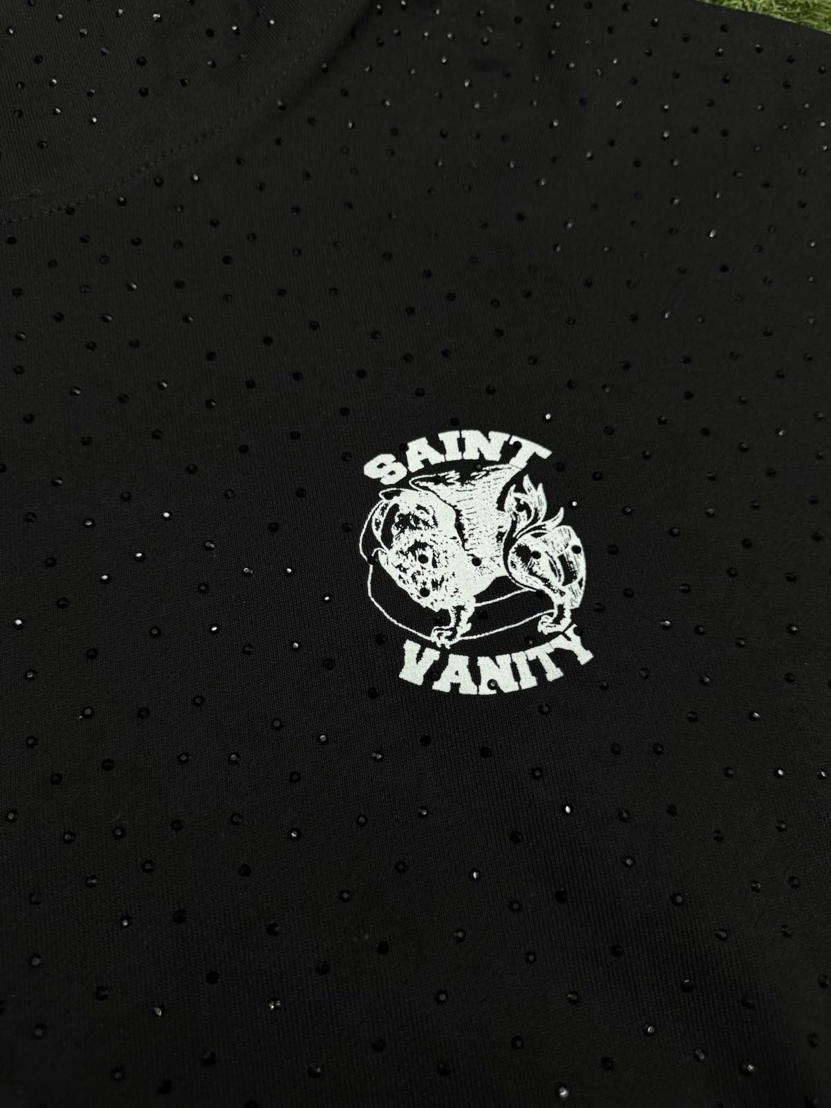 Saint Vanity Size M - Saint Vanity Hoodie Black Rhinestone Zip Up Size US M / EU 48-50 / 2 - 5 Thumbnail