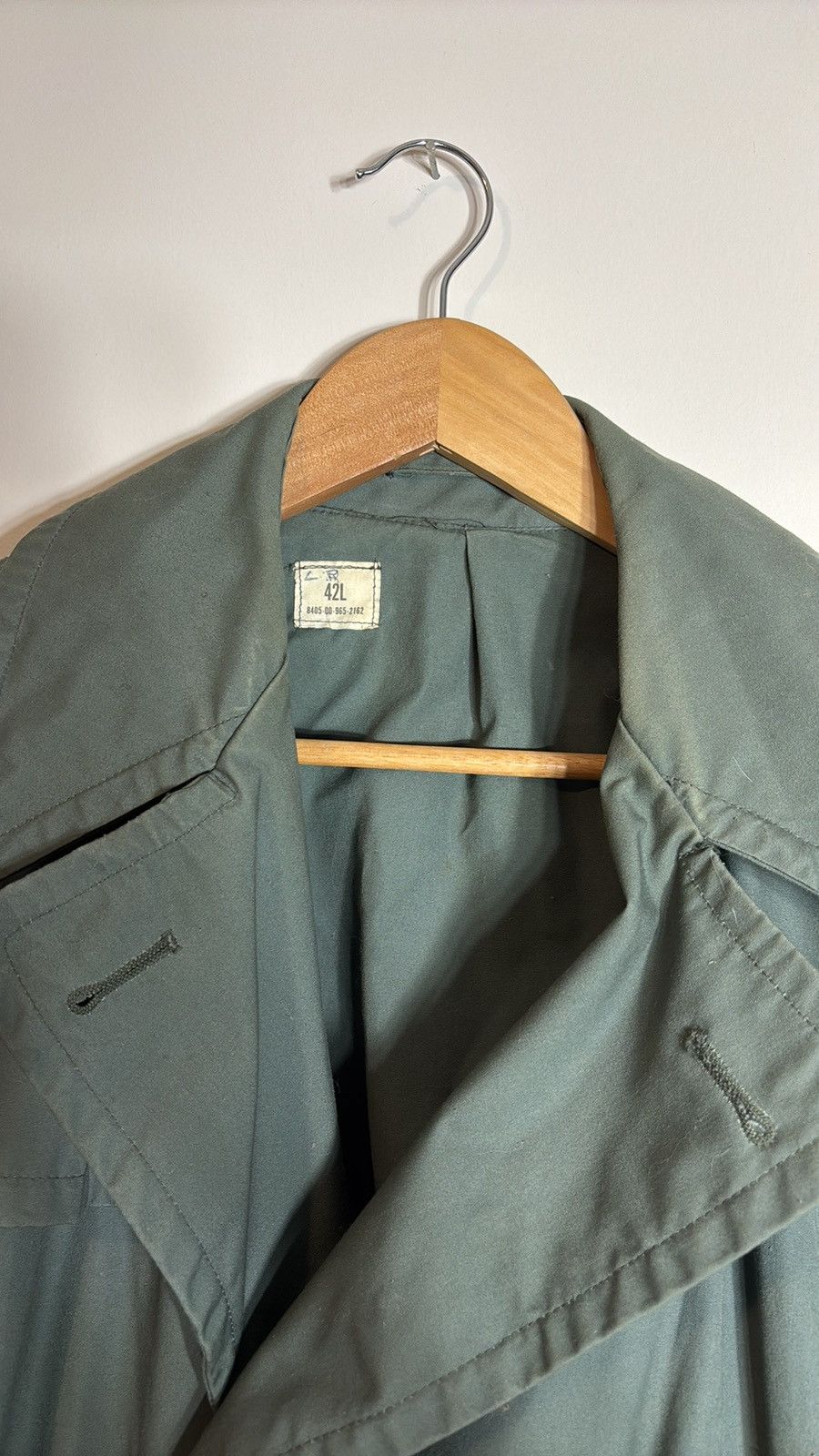 Vintage Vintage Military Quarpel Army Green Raincoat 274 Size US L / EU 52-54 / 3 - 2 Thumbnail