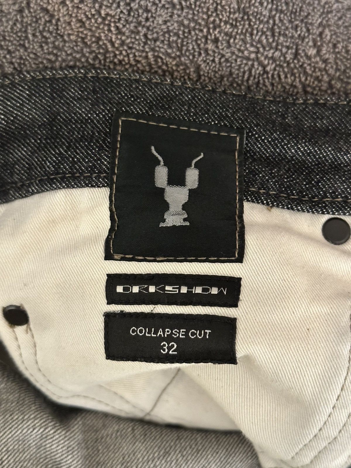 Rick Owens Rick Owens Collapse Japanese Selvedged Waxed Denim Size US 32 / EU 48 - 4 Thumbnail