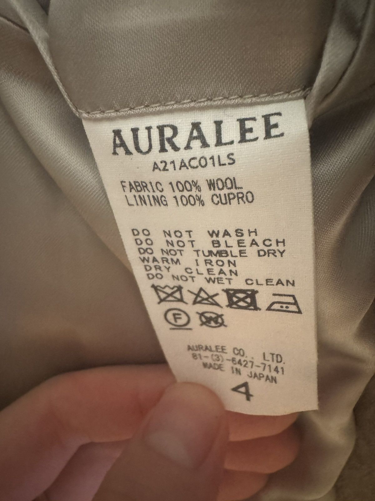 Auralee Auralee Super Milled Shetland Wool Double Breasted Coat Size US M / EU 48-50 / 2 - 11 Thumbnail