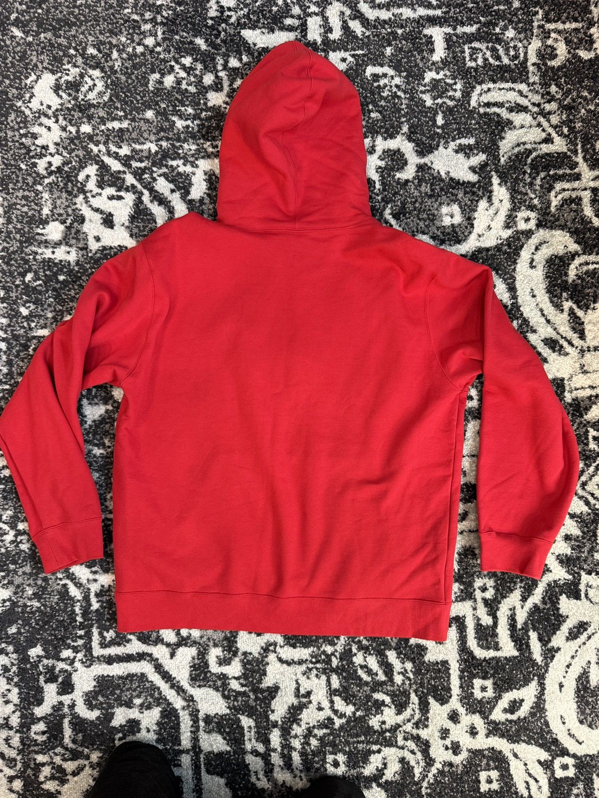 Nike × Supreme Nike x Supreme Hooded Sweatshirt — Red/Yellow/Green (FW19) Size US XL / EU 56 / 4 - 4 Thumbnail