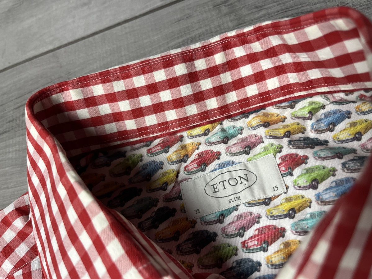 Eton Eton classic shirt nova check size Small slim Size US S / EU 44-46 / 1 - 4 Thumbnail