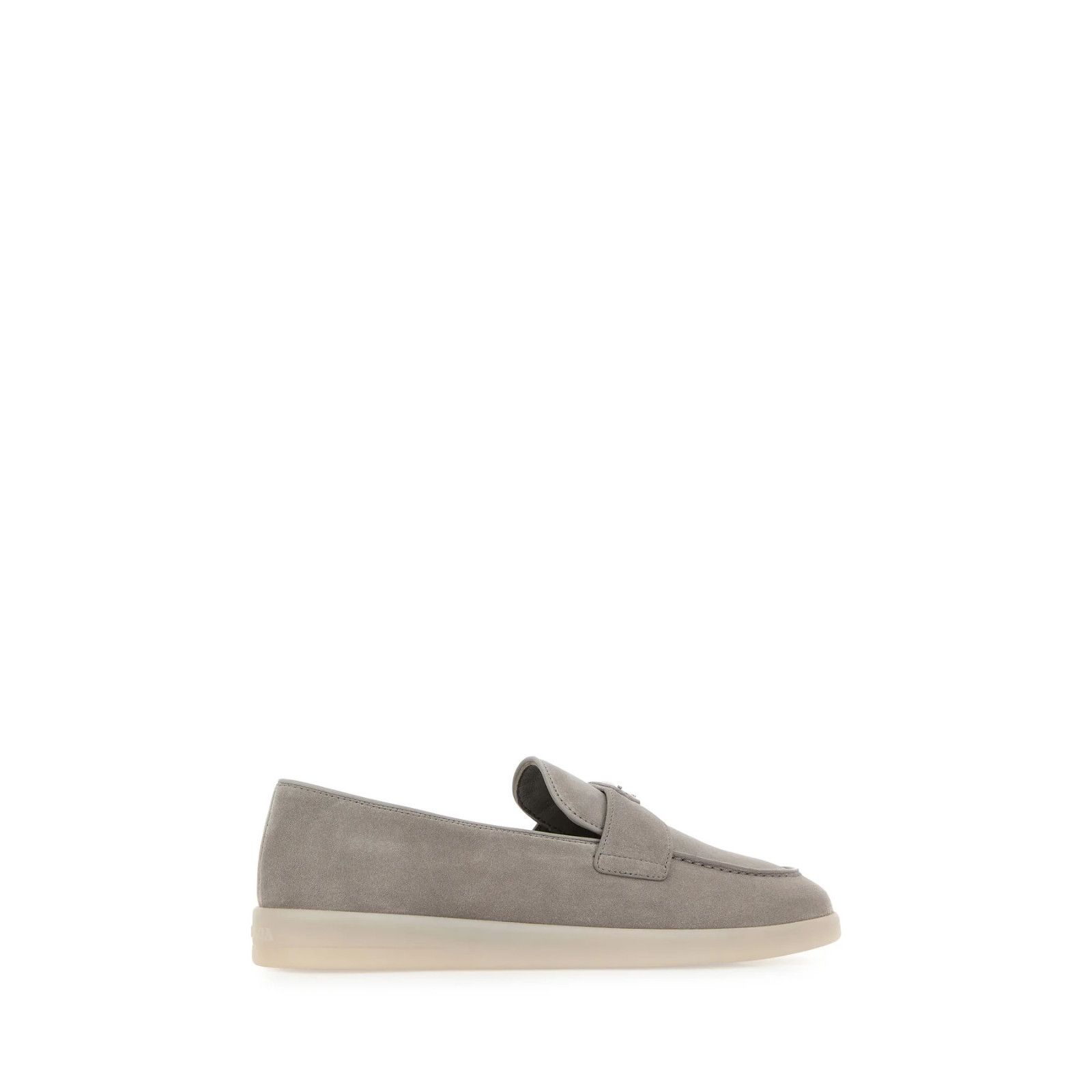 Prada PRADA Gray Suede Loafers New And Authentic (Men's size:8.5;) Size US 8.5 / EU 41-42 - 3 Thumbnail