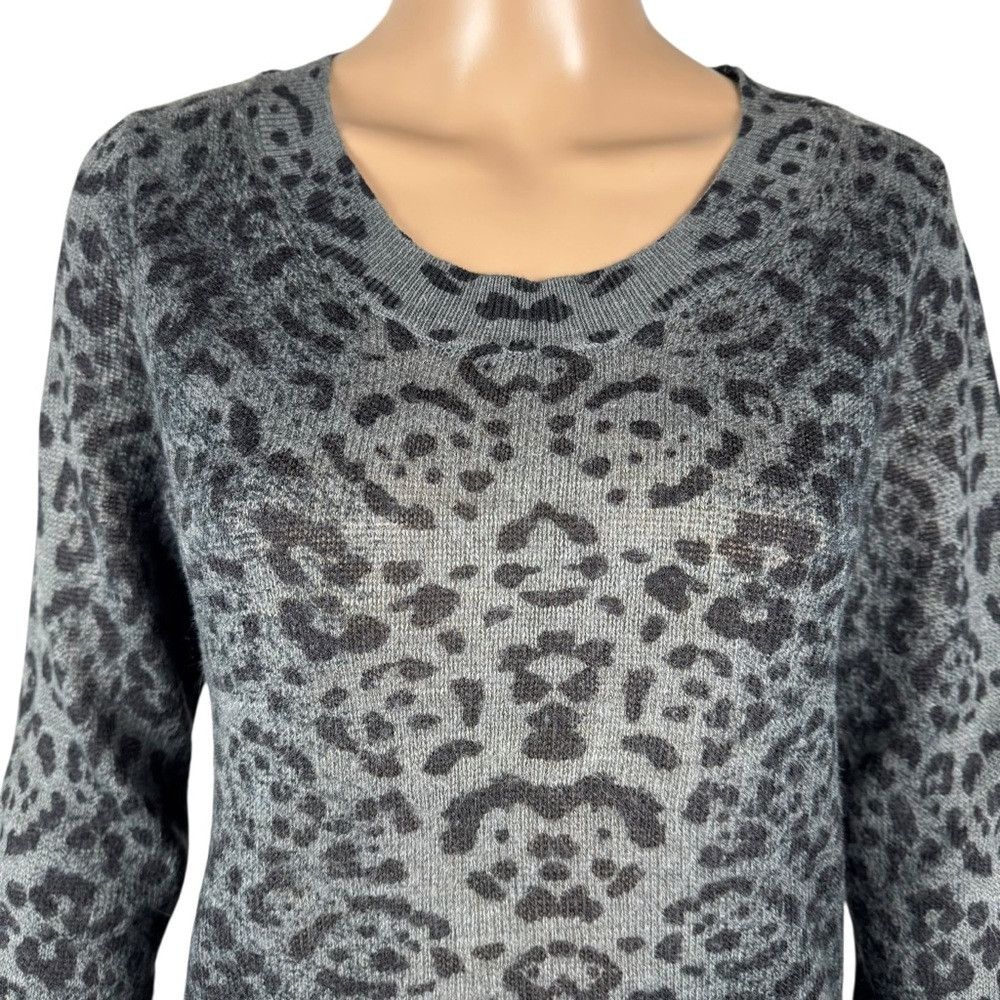 Other John + Jenn Animal Print Pullover Sweater Size L Size L / US 10 / IT 46 - 2 Thumbnail