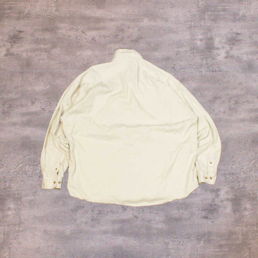 Vintage Vintage VTG 90's Medical Crest Cream One Pocket Denim Shirt Size US L / EU 52-54 / 3 - 2 Thumbnail