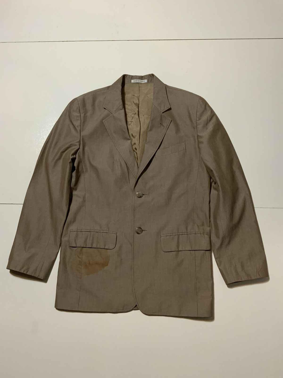 Vintage Vintage Agnes B Homme Paris Made In France Blazer Jacket Size US S / EU 44-46 / 1 - 1 Thumbnail