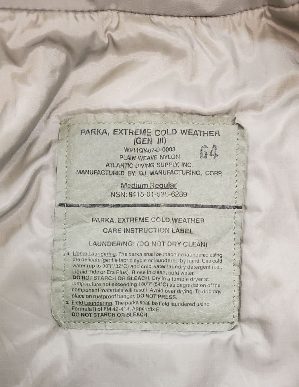 Other Level 7 PrimaLoft Extreme Cold Weather Parka PCU Size US M / EU 48-50 / 2 - 4 Thumbnail