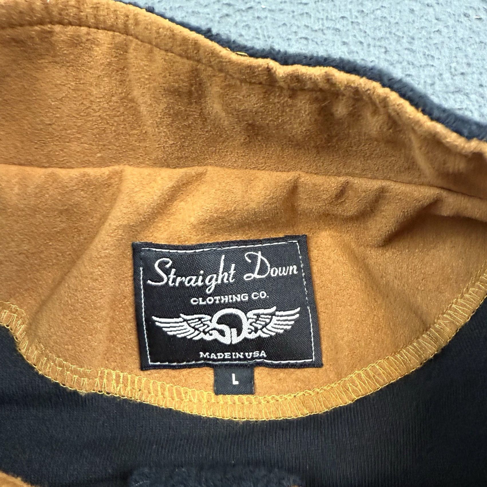 Vintage VINTAGE Straight Down Shirt Mens Large Black Pullover Golf Sweater Size US L / EU 52-54 / 3 - 3 Thumbnail