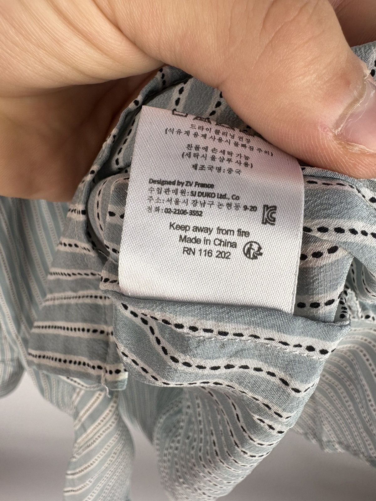 Zadig & Voltaire Zadig & Voltaire Tuyu Deluxe Women's 100% Silk Shirt Size L / US 10 / IT 46 - 13 Thumbnail