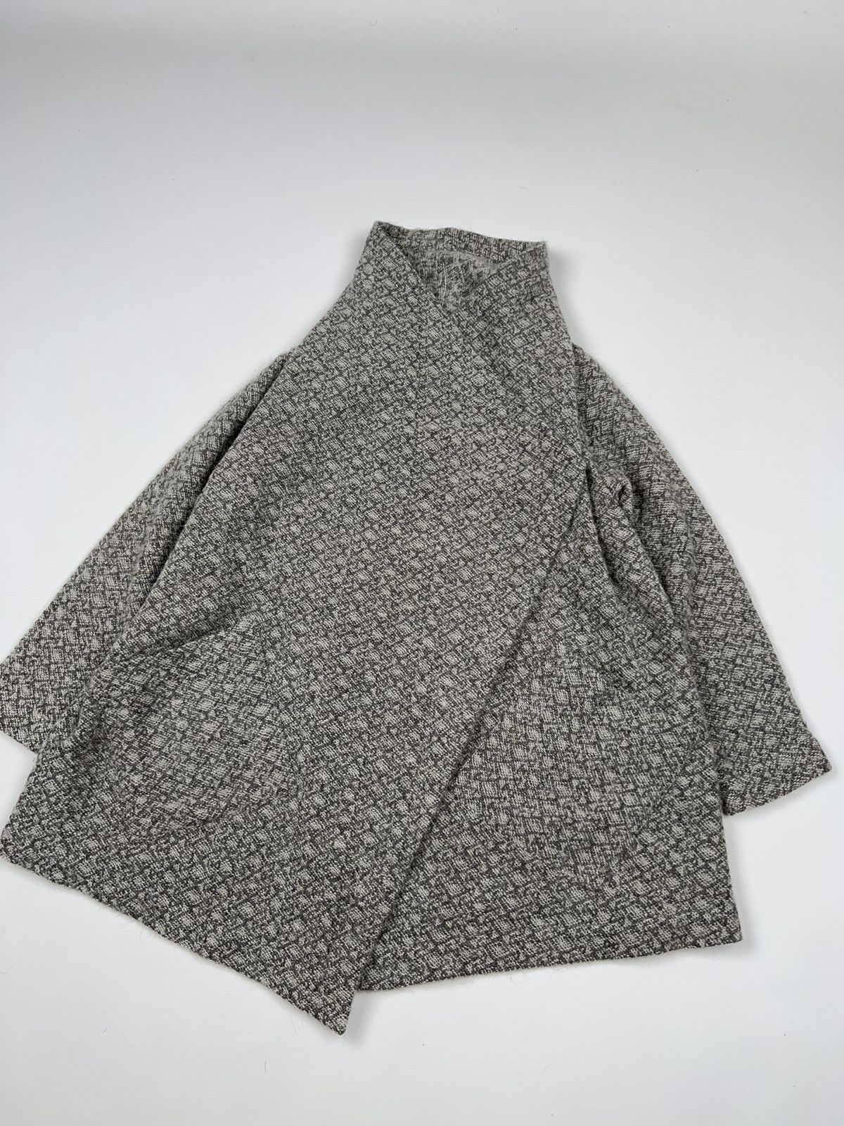 Other Grizas Wool Open Cardigan Cape Oversized Size L / US 10 / IT 46 - 6 Thumbnail
