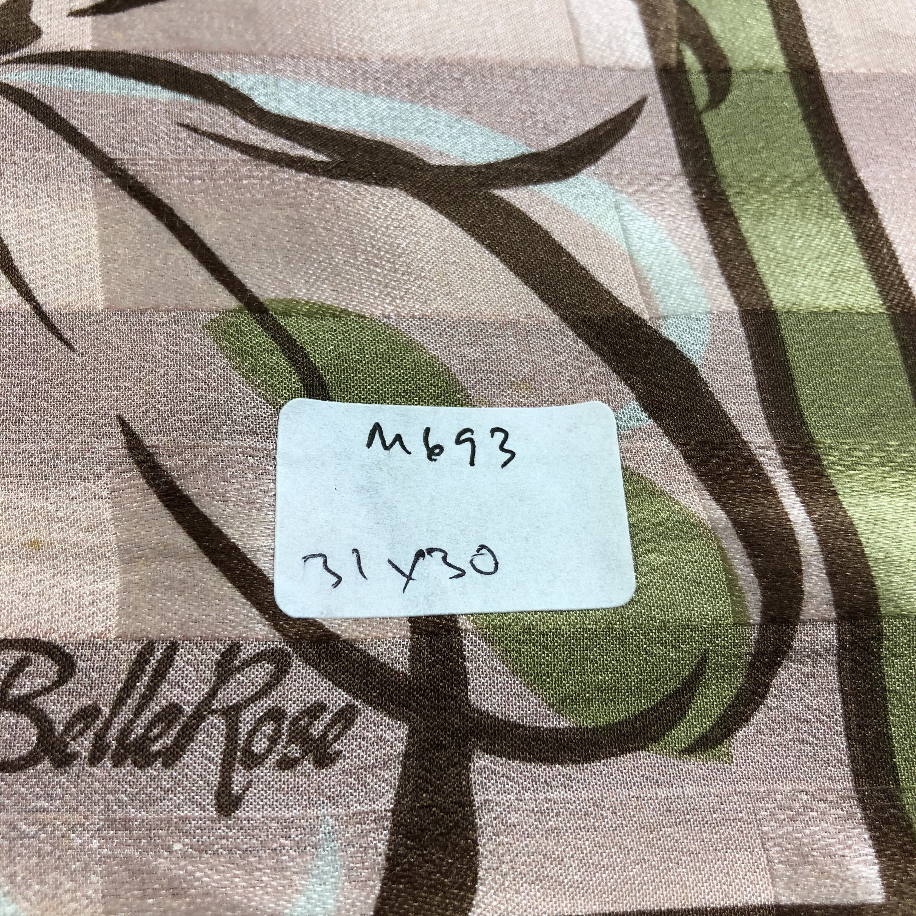 Bellerose Belle Rose Floral Silk Scarf M693 Size ONE SIZE - 9 Thumbnail