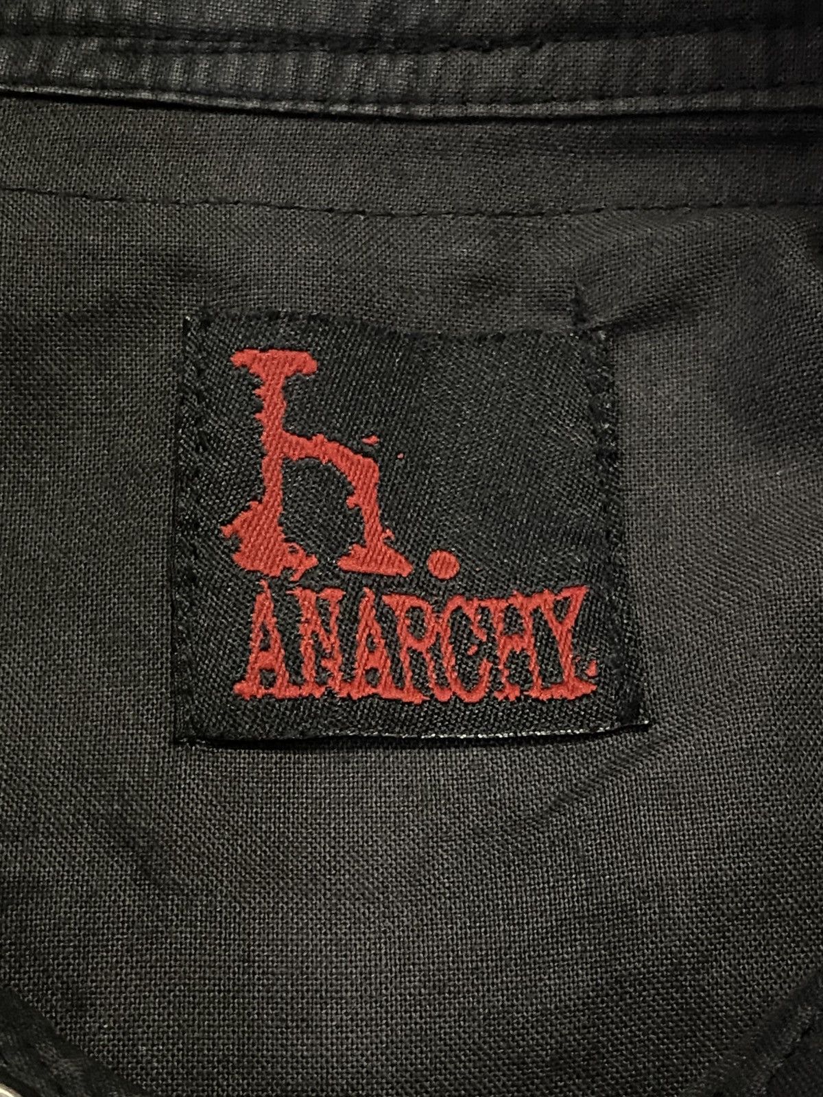 If Six Was Nine Vintage Anarchy With Frayed Seams Punk Jacket Size US L / EU 52-54 / 3 - 14 Thumbnail