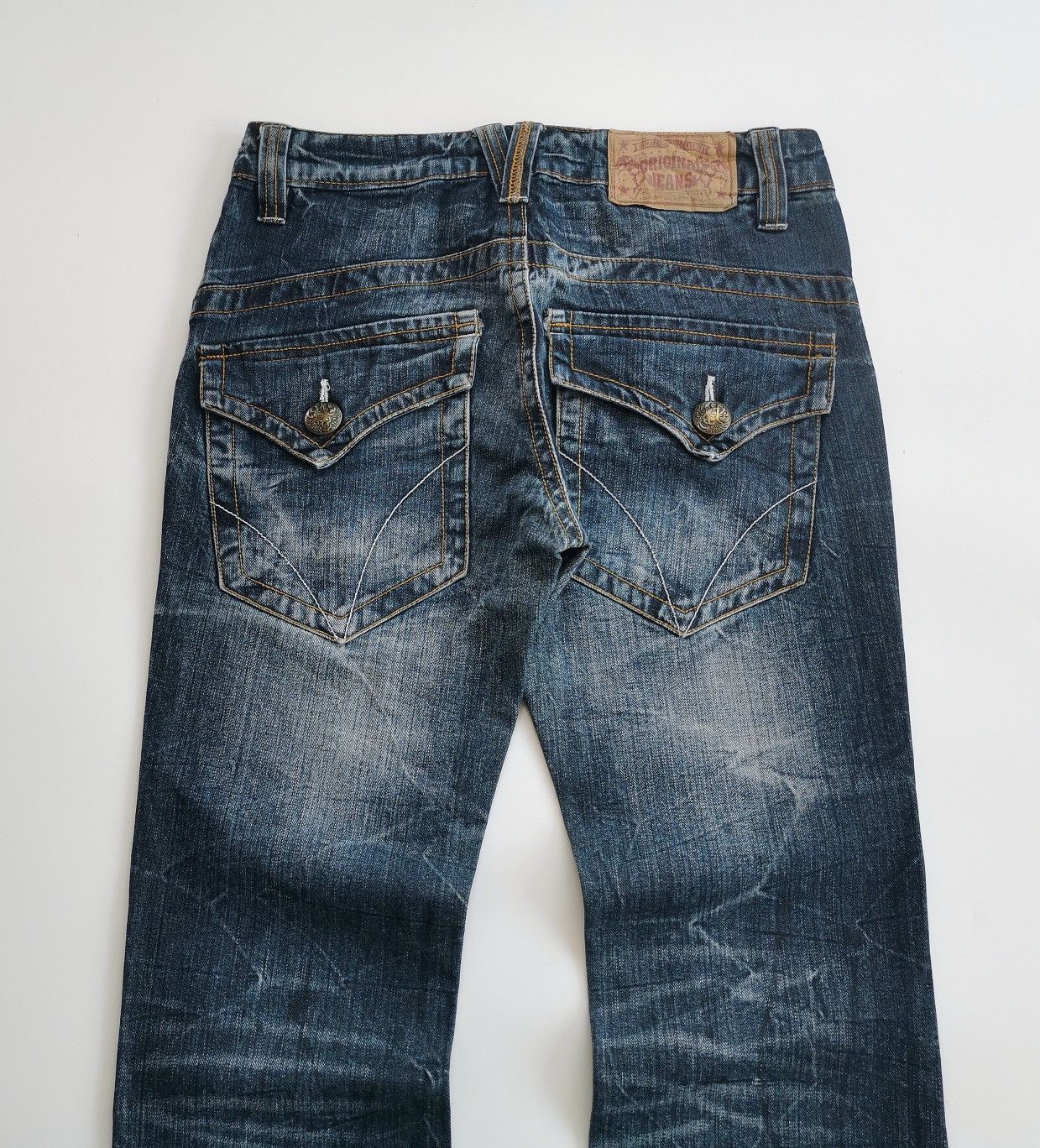 Japanese Brand Bootcut Original Jeans Japan Distressed Clawmark Denim Size US 30 / EU 46 - 7 Thumbnail