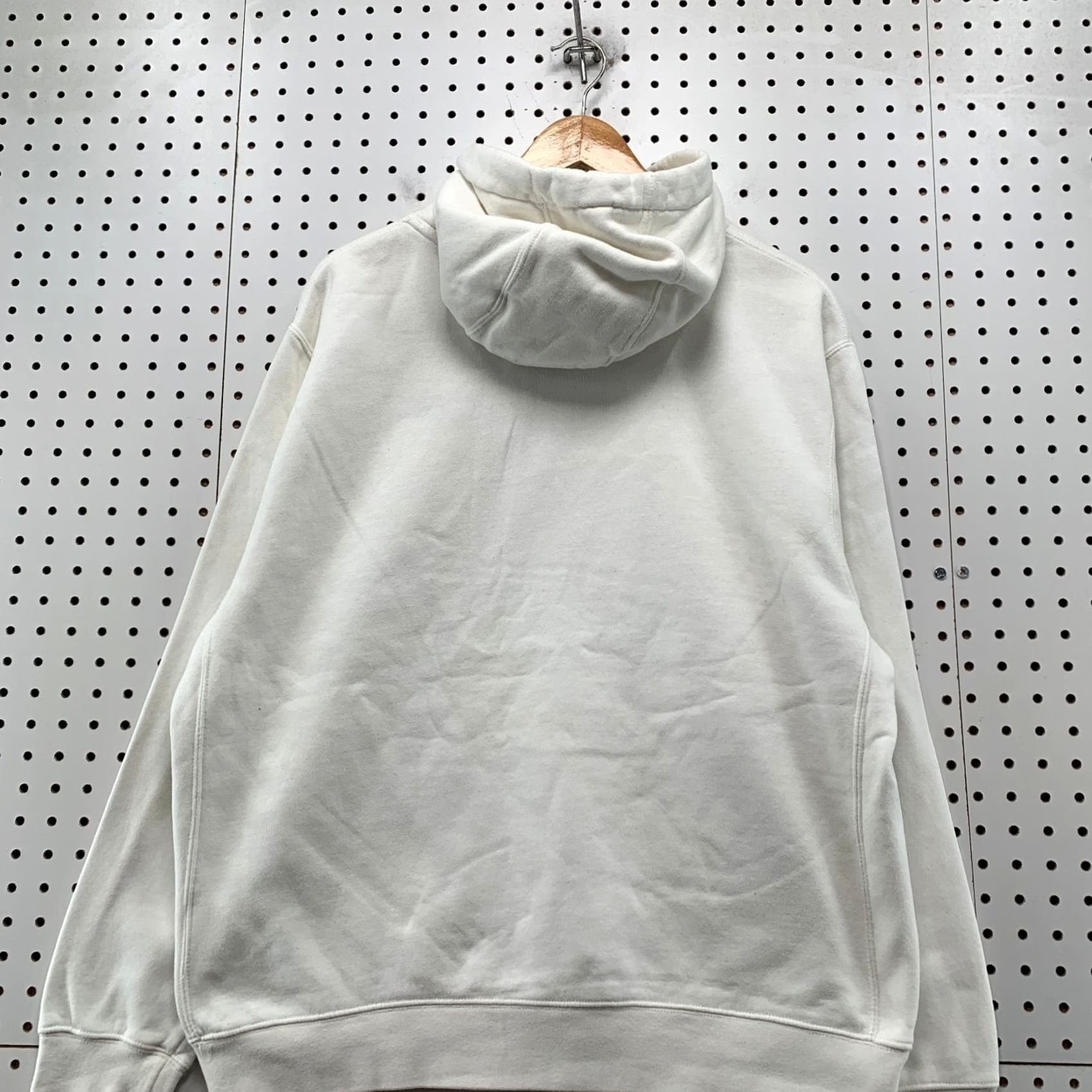 Nike Nike Essential Hoodie Sweatshirt Mens Large White Fleece Hooded Swoosh Pullover Size US L / EU 52-54 / 3 - 2 Thumbnail
