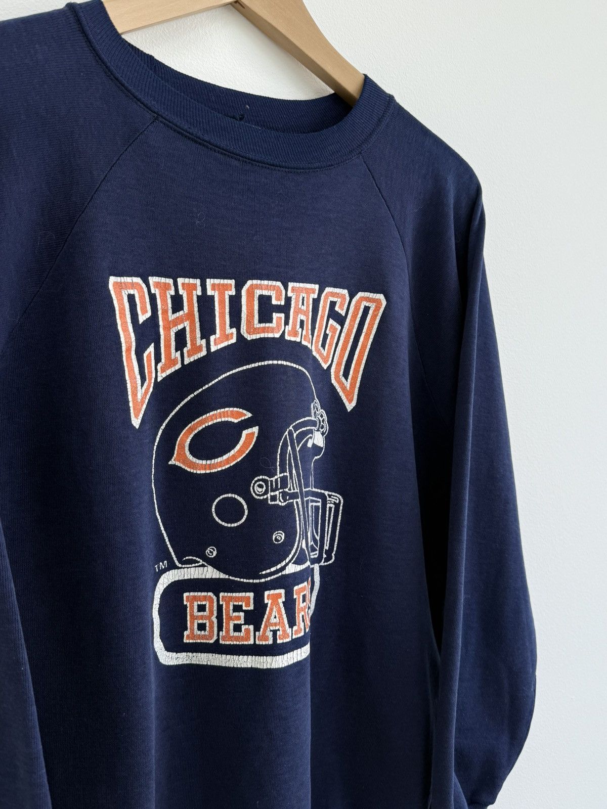 NFL × Vintage Vintage 80s Chicago Bears Sweatshirt Size US M / EU 48-50 / 2 - 2 Thumbnail