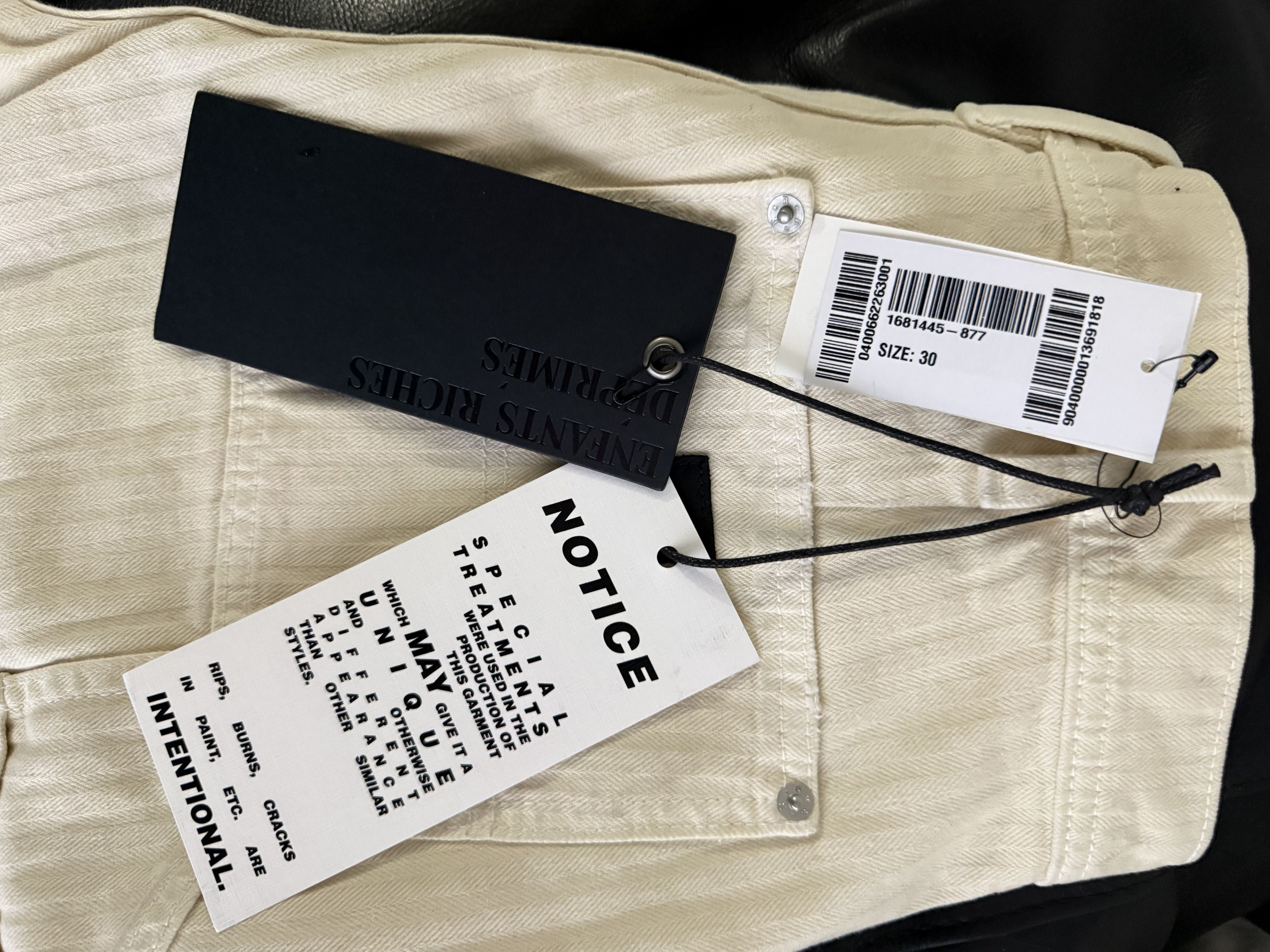 Enfants Riches Deprimes Off-White Double Knee Paint Denim Trousers Size US 30 / EU 46 - 23 Thumbnail