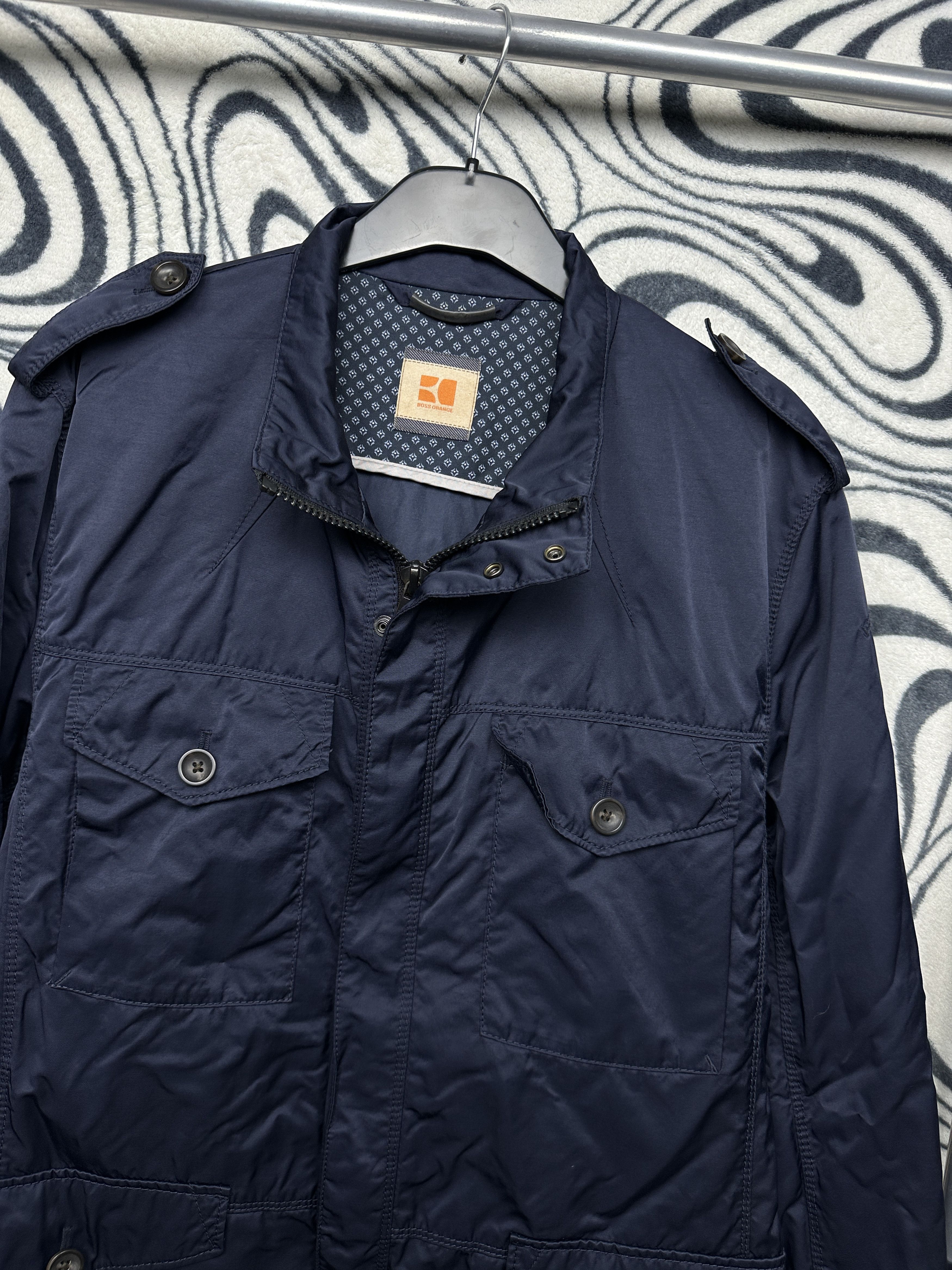 Hugo Boss Hugo Boss Orange Vintage Mens Nylon Jacket Size US M / EU 48-50 / 2 - 2 Thumbnail