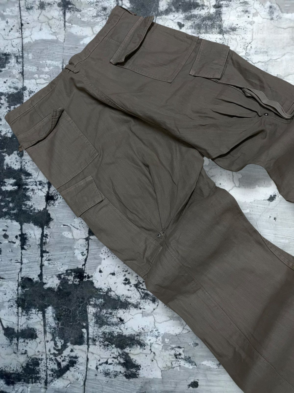 Japanese Brand Vintage 1990s Japan Designer Slowgun Tactical Cargo Pant Size US 30 / EU 46 - 16 Thumbnail