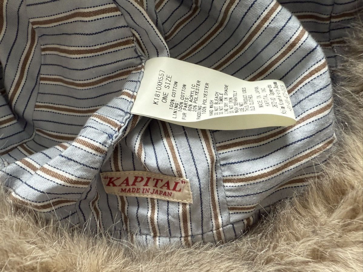Kapital Kapital denim fur hat Size ONE SIZE - 4 Thumbnail