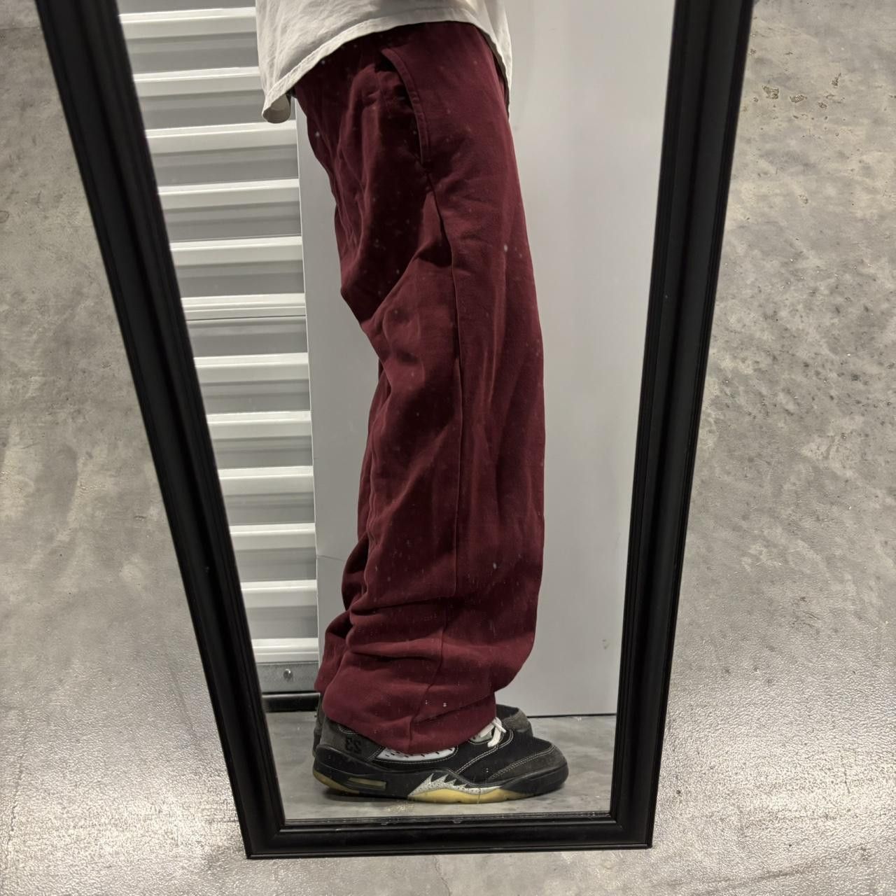 Japanese Brand × Vintage Crazy Vintage Y2K/2000s Red Skater Essential Sweatpants! Size US 28 / EU 44 - 2 Thumbnail