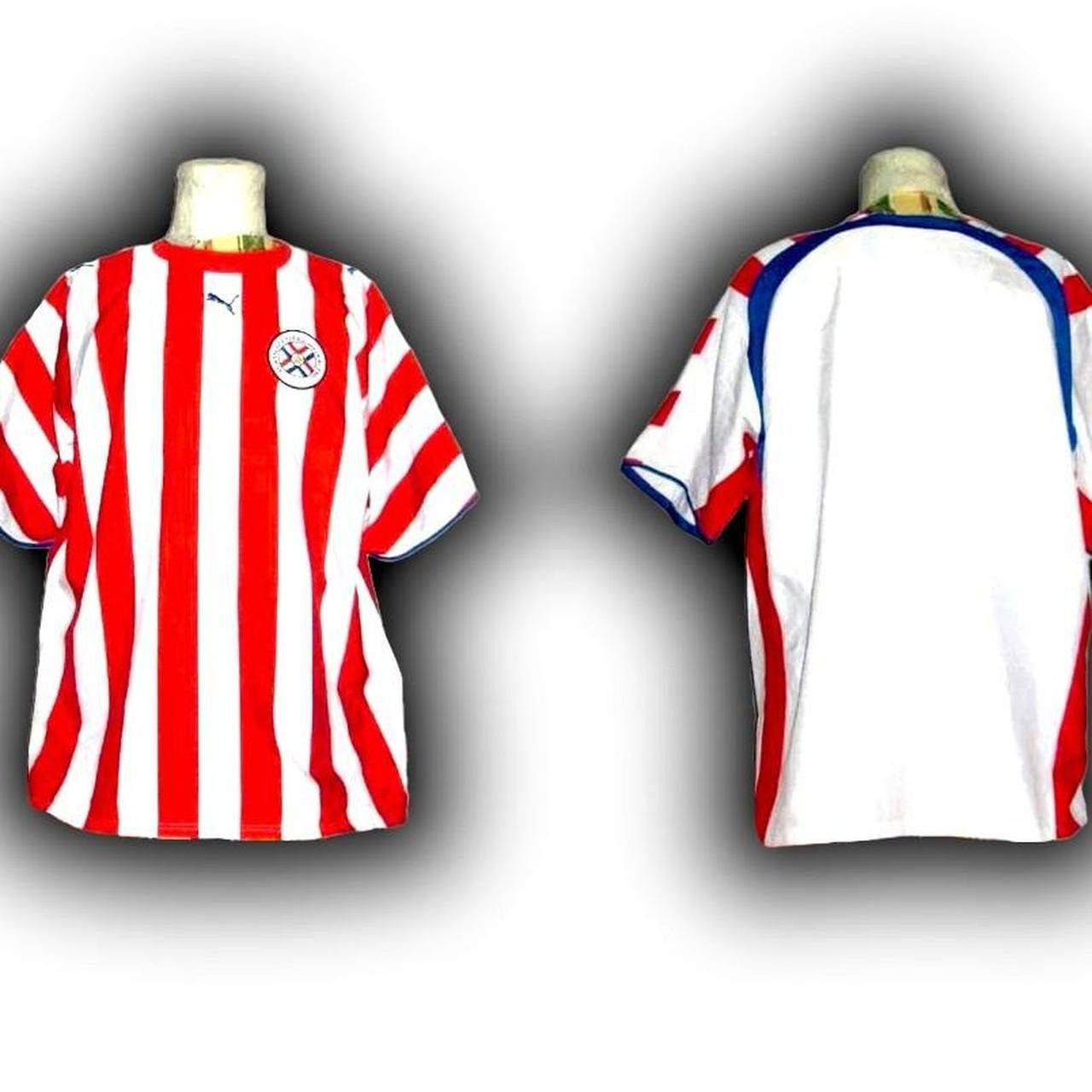 Puma Paraguay 2006 2007 Home Shirt Jersey Size US XXL / EU 58 / 5 - 3 Thumbnail