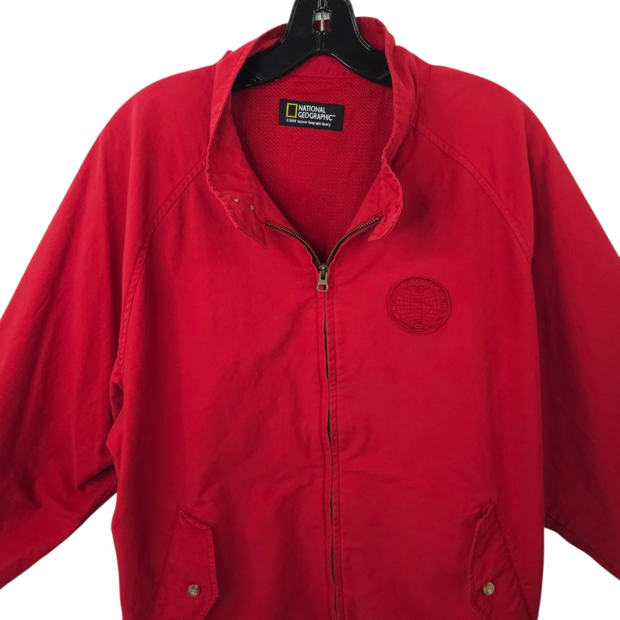 Other National Geographic Windbreaker L READ Vintage Full Zip Size US L / EU 52-54 / 3 - 10 Thumbnail