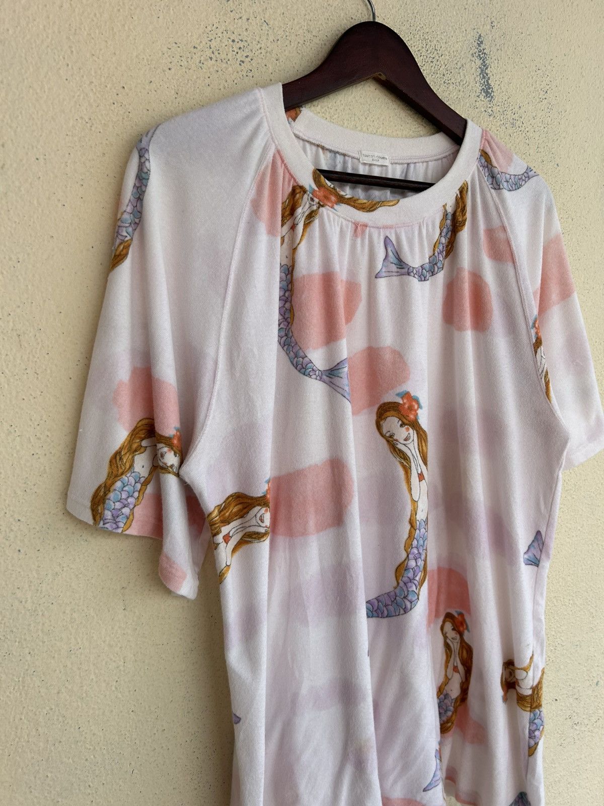 Tsumori Chisato Tsumori Chisato Sleep Mermaid Velvet Tshirt Size L / US 10 / IT 46 - 6 Thumbnail