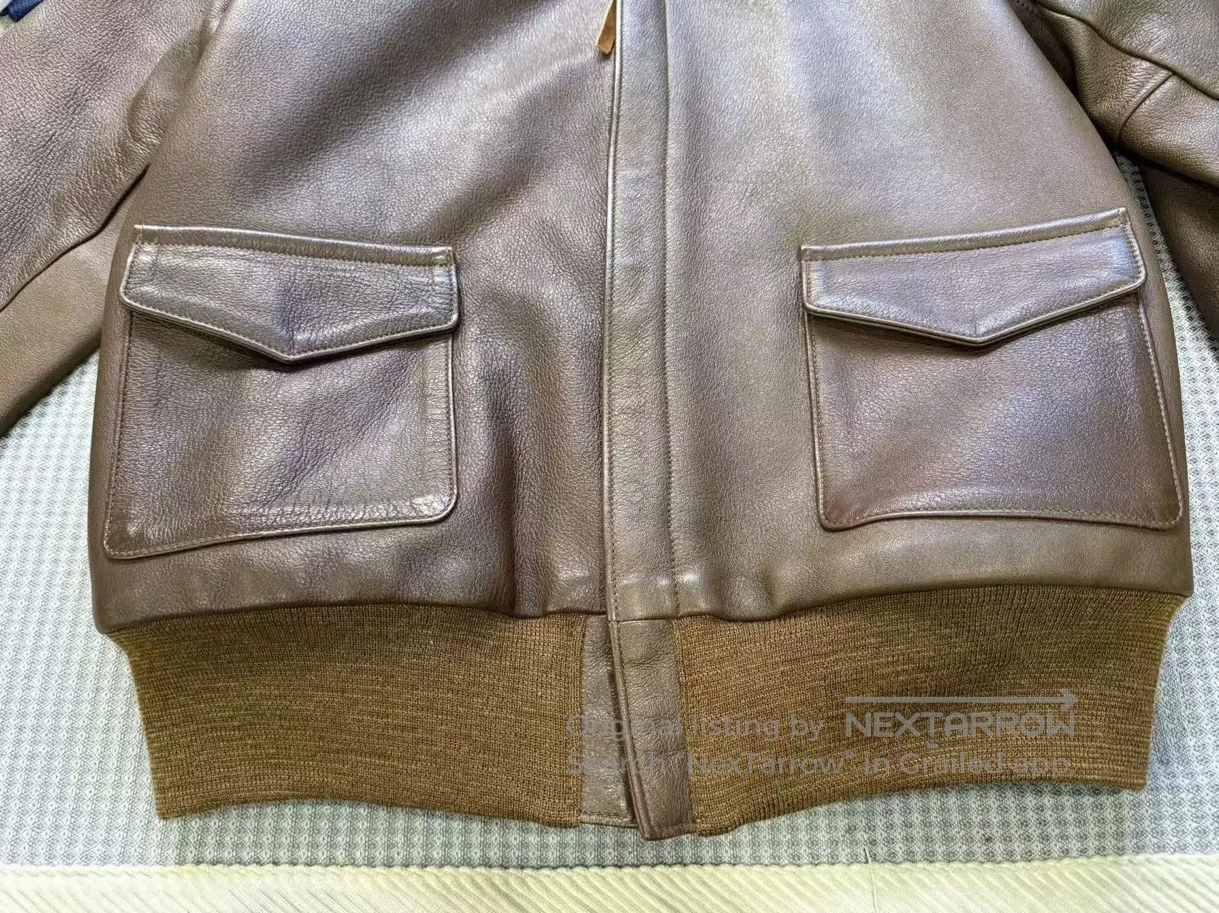 The Real McCoy's Real McCoy A2 Sheepskin Jacket. Size US XXS / EU 40 - 6 Thumbnail