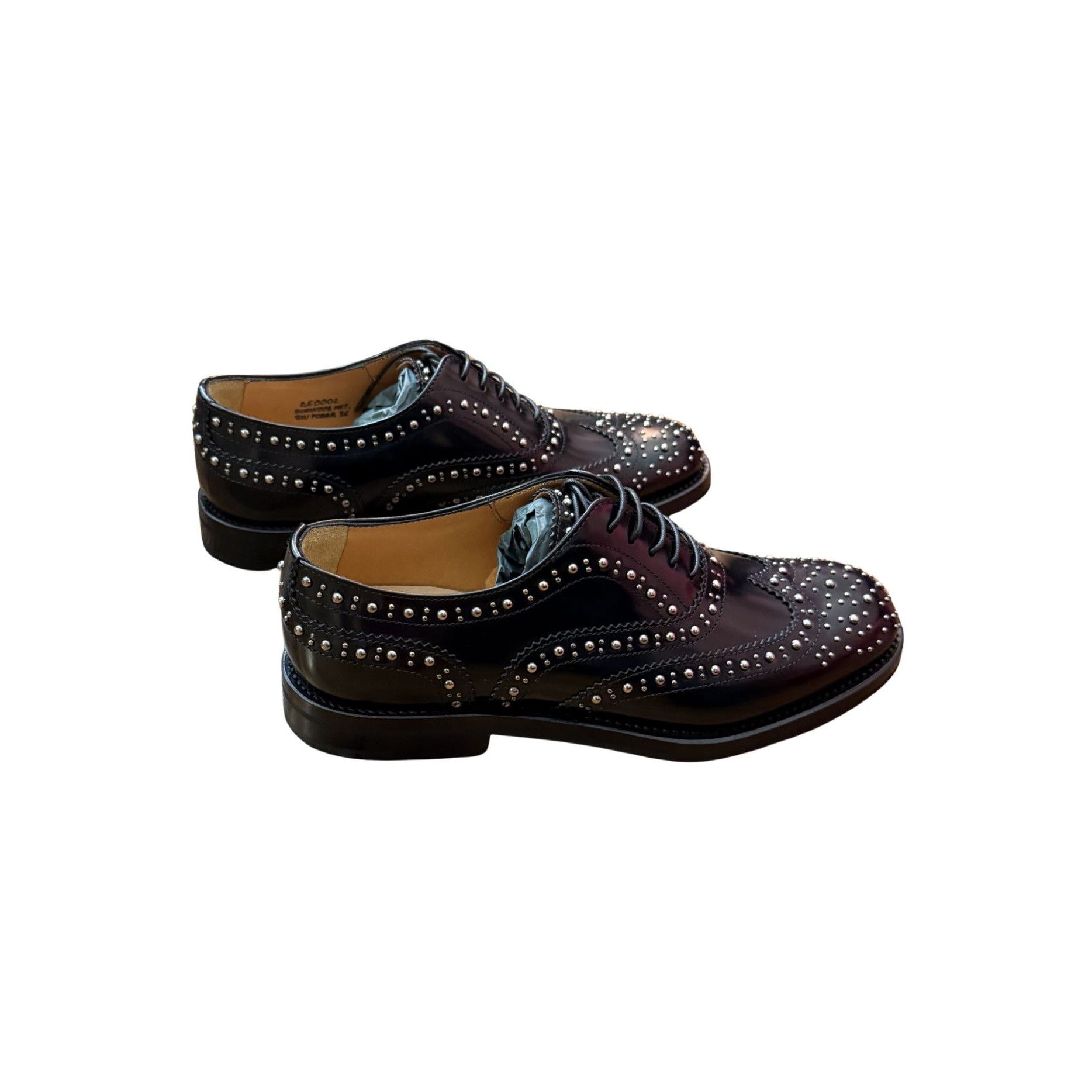 Church's Church's Burwood Met. Polished Binder Oxford Brogue Studs NW Size US 6 / IT 36 - 7 Thumbnail