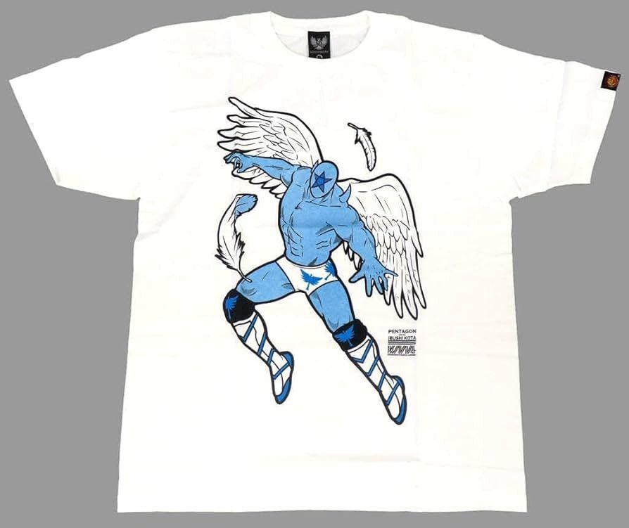 Anime Kinnikuman Japan Pro Wrestling x Kota Ibushi x Pentagon Tee Size US S / EU 44-46 / 1 - 13 Thumbnail