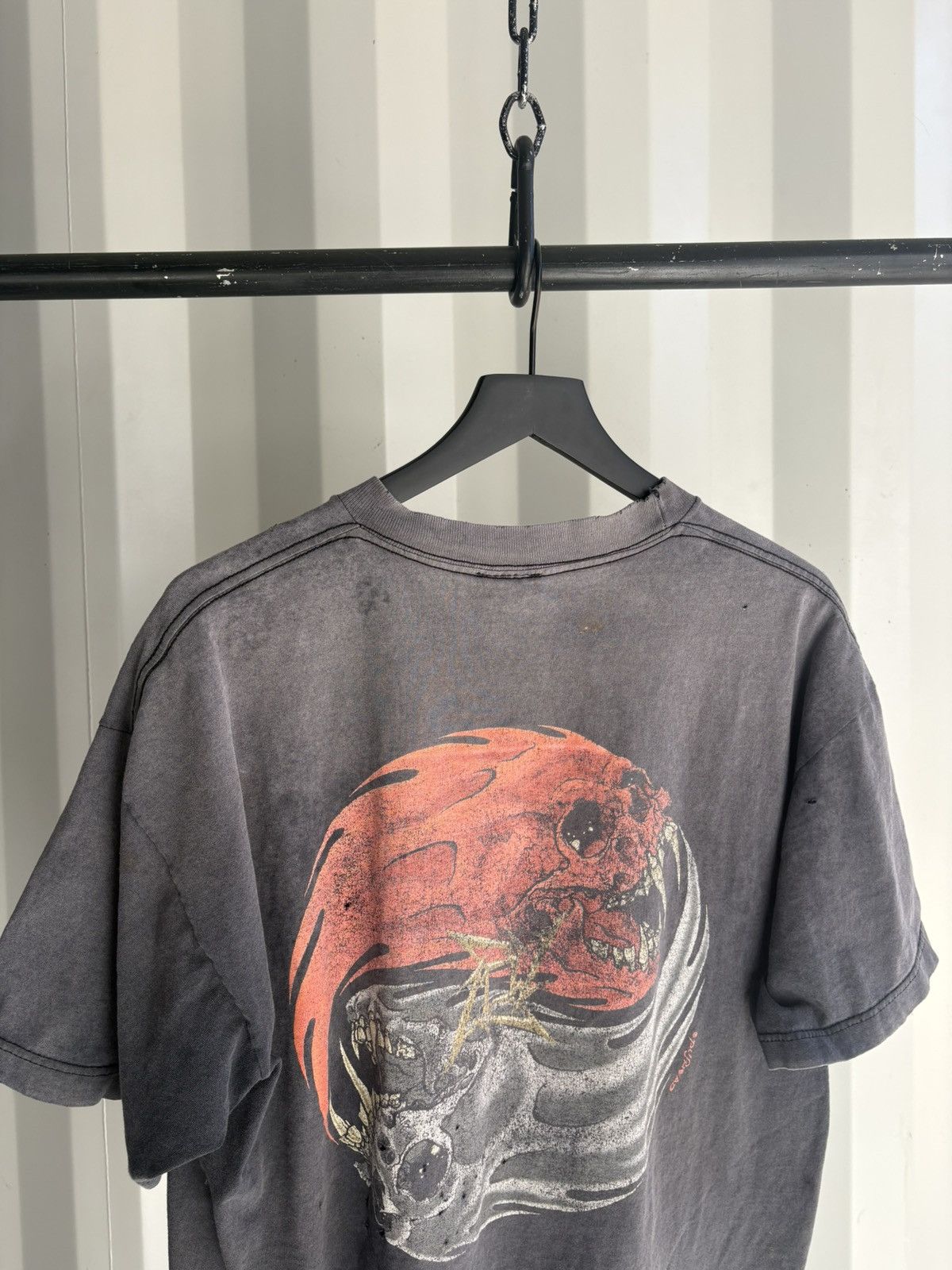 Band Tees Vintage Metallica Distressed Thrash Faded Shirt Grunge Band Size US XL / EU 56 / 4 - 4 Thumbnail