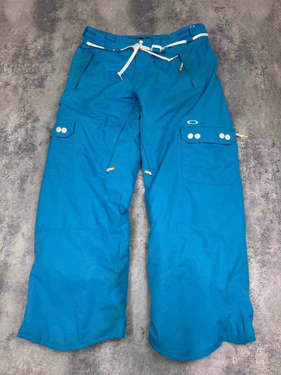 Oakley Oakley Men Snow Pants Trousers Blue Waterproof Thinsulate Size US 37 - 1 Thumbnail