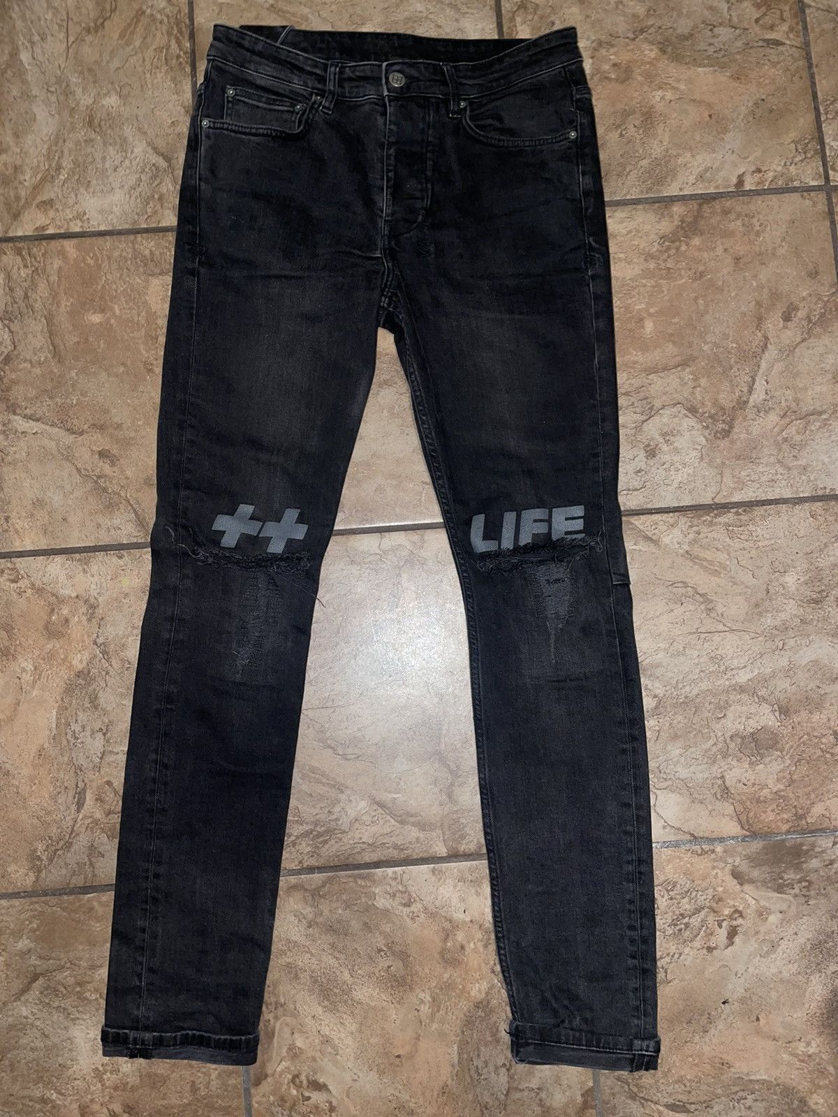 Ksubi KSUBi Black denim jeans ++ Size US 31 - 2 Thumbnail