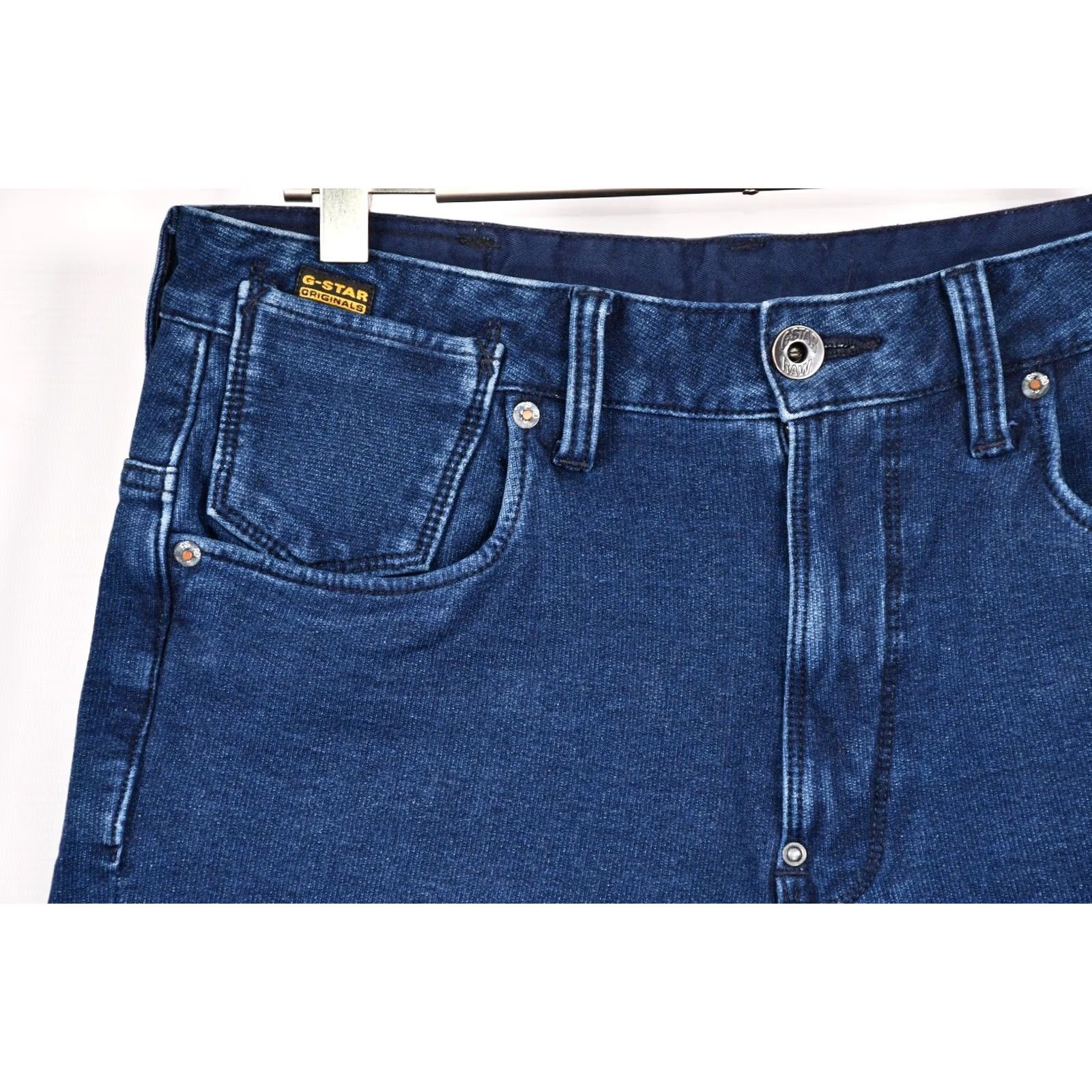 G-Star G-Star RAW A CROTCH SWEAT 1/2 Men's Denim Shorts Size US 31 - 2 Thumbnail