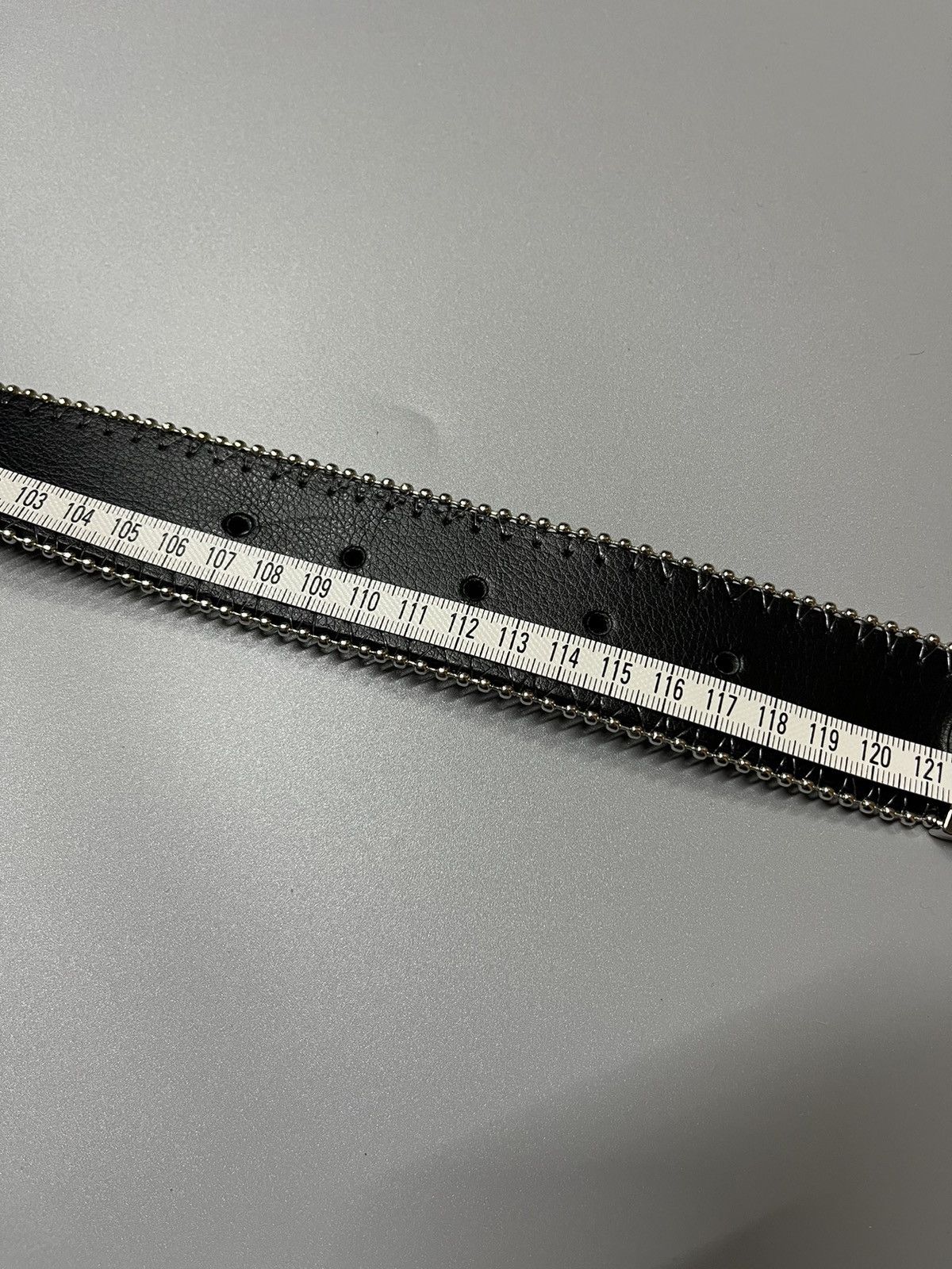 Japanese Brand × Vintage Vintage Y2K Rhinestones Punk Leather Belt Size ONE SIZE - 4 Thumbnail