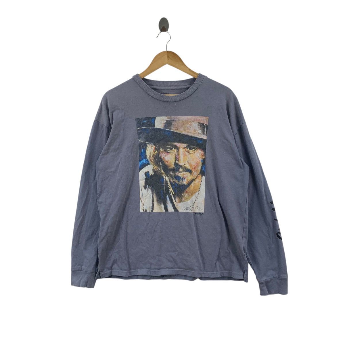 Other CELEBRITY ICONS ART Sid Maurer Johnny Depp Artwork Tee Shirt Size XL / US 12-14 / IT 48-50 - 1 Thumbnail