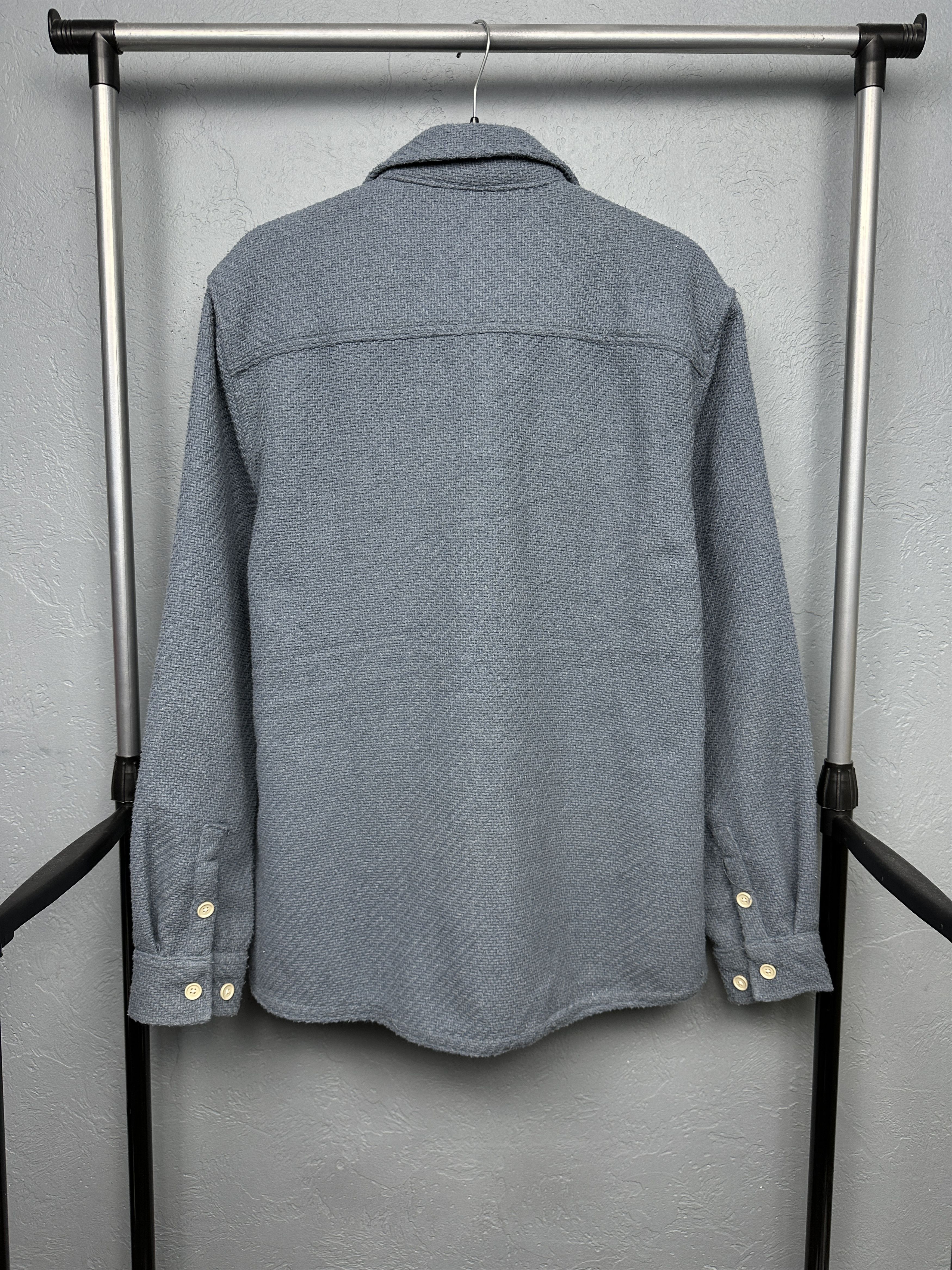 Folk Folk Mens Overshirt Jacket Heavy Cotton Flannel Shirt Size US XL / EU 56 / 4 - 5 Thumbnail