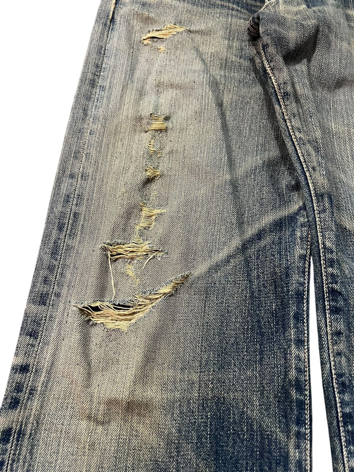 Edwin Vintage Edwin 505x Selvedge Distressed Rusty If six was nine Size US 28 / EU 44 - 4 Thumbnail