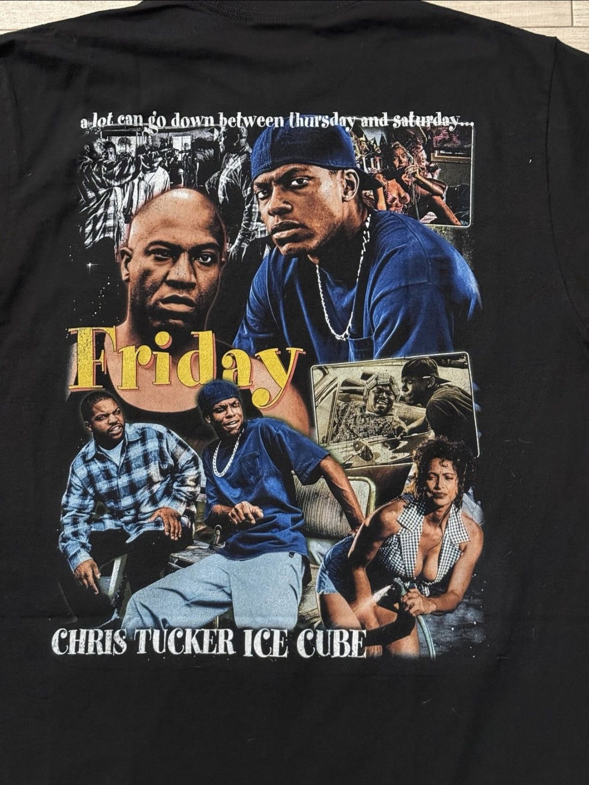Other Tapped In Sneakers Friday Double Sided Black Tee Sz L Large Size US L / EU 52-54 / 3 - 5 Thumbnail
